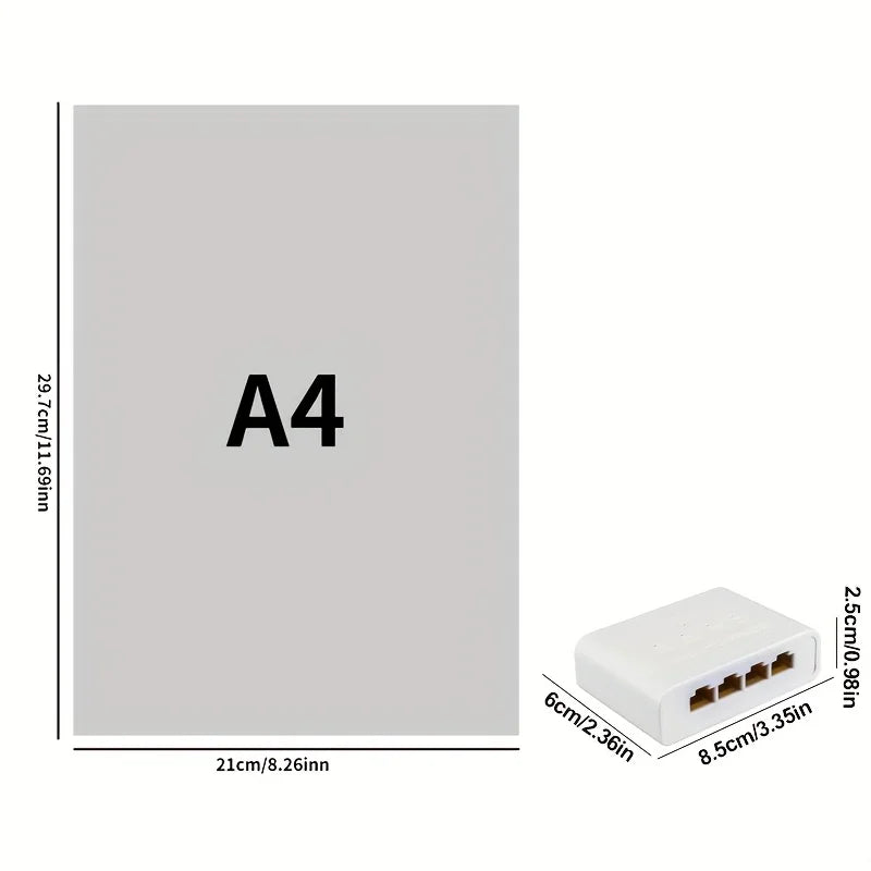 Magecam RJ45 Network Switch Hub 1 In 4 Out Converter 1000Mbps Gigabit Ethernet Switch Hub Wire Divider PC LAN Extend Adapter