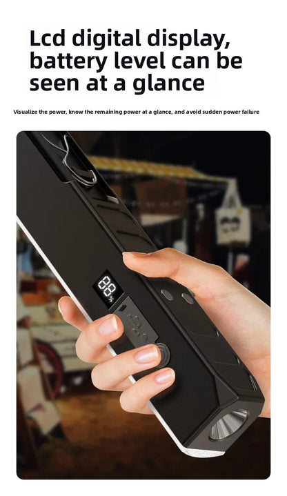 【High Power Magnetic LED Light Bar】2026 New Portable USB Rechargeable Work Light 3 Modes IP66 Waterproof Emergency Power Bank