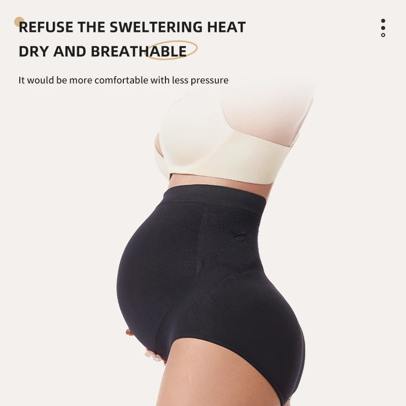 Seamless Panties for Women Boxer Safety Pants Comfort Pregnant Clothes Soft Breathable Maternity Underwear Plus Size Panties