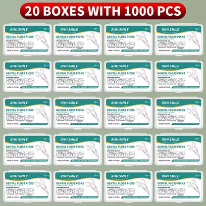 1/3/6/20 Box Portable Disposable Dental Floss Plastic Toothpick High-tension Dental Floss Stick Dental Floss Box ﻿Oral Care