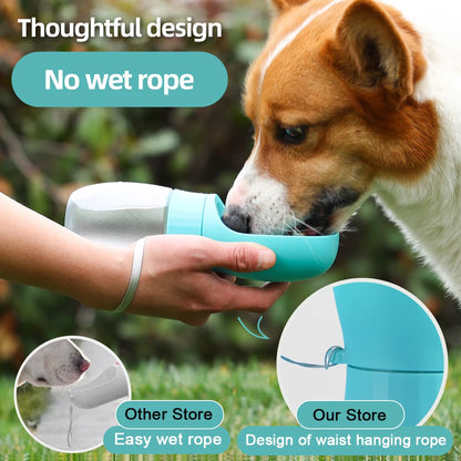 Puppy Water Bottle Portable Dog Drinking Bowls For Small Big Dogs Cat Outdoor Leakproof Pet Water Dispenser Feeder Pug Supplies