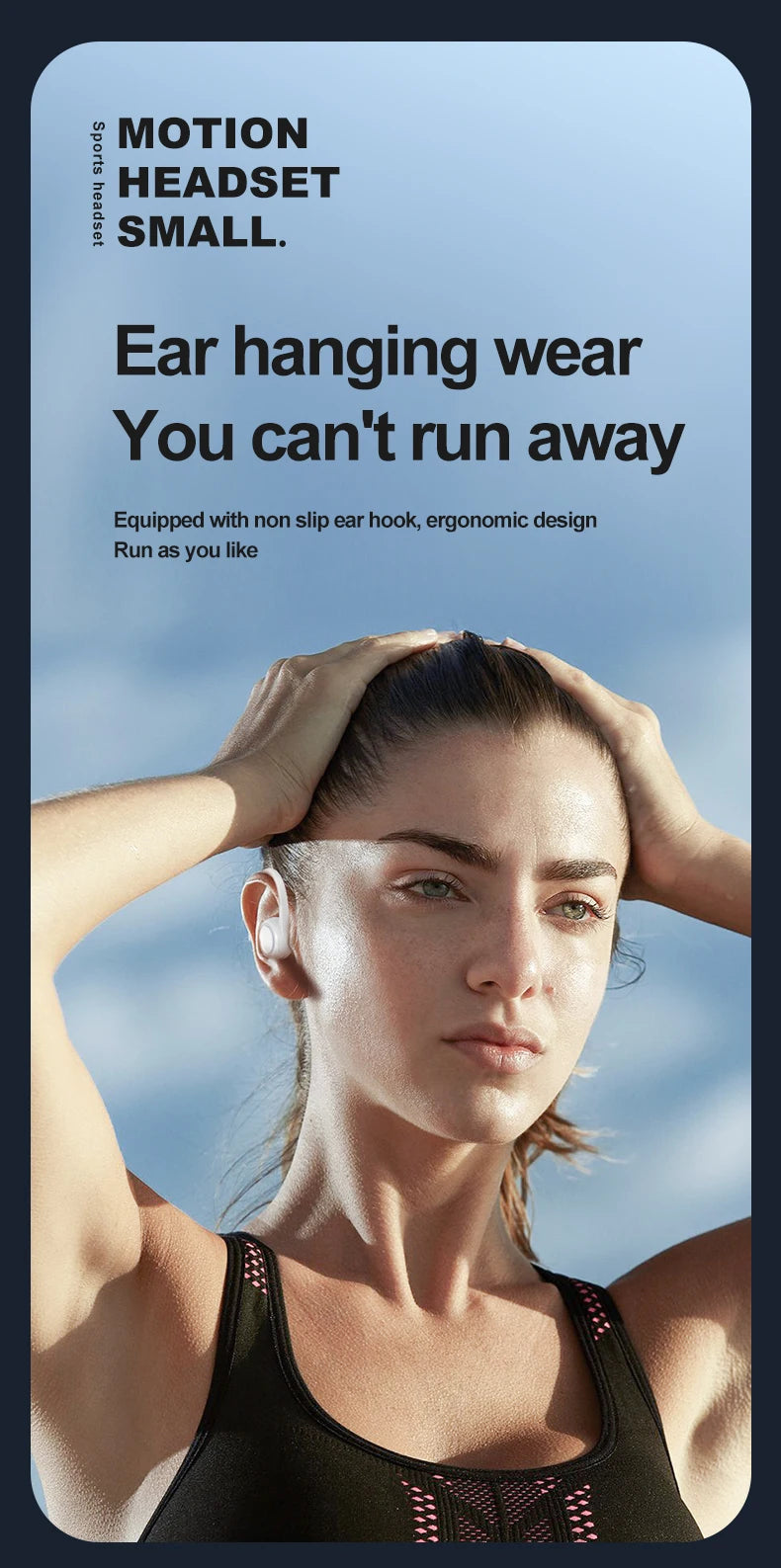 T10 Wireless Ear Hanging High Quality Bluetooth Earphones Sports Fitness headset In Ear Noise Cancelling headphones