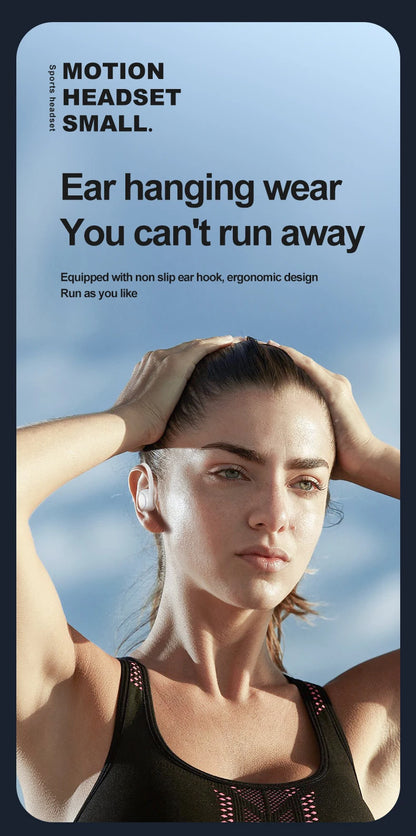 T10 Wireless Ear Hanging High Quality Bluetooth Earphones Sports Fitness headset In Ear Noise Cancelling headphones