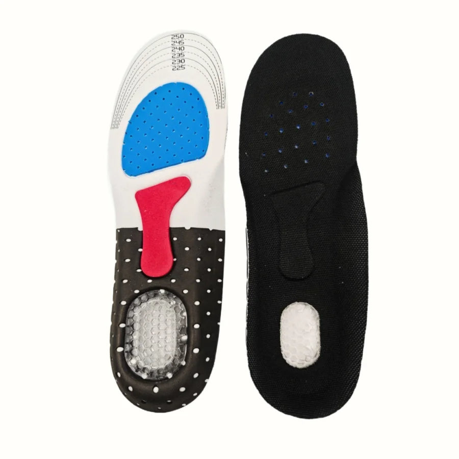 Orthopedic Insoles for Man Women Memory Foam Cushion Gel Insole Silicone Arch Support Pads Sport Shoe Pad Soft Running Insert