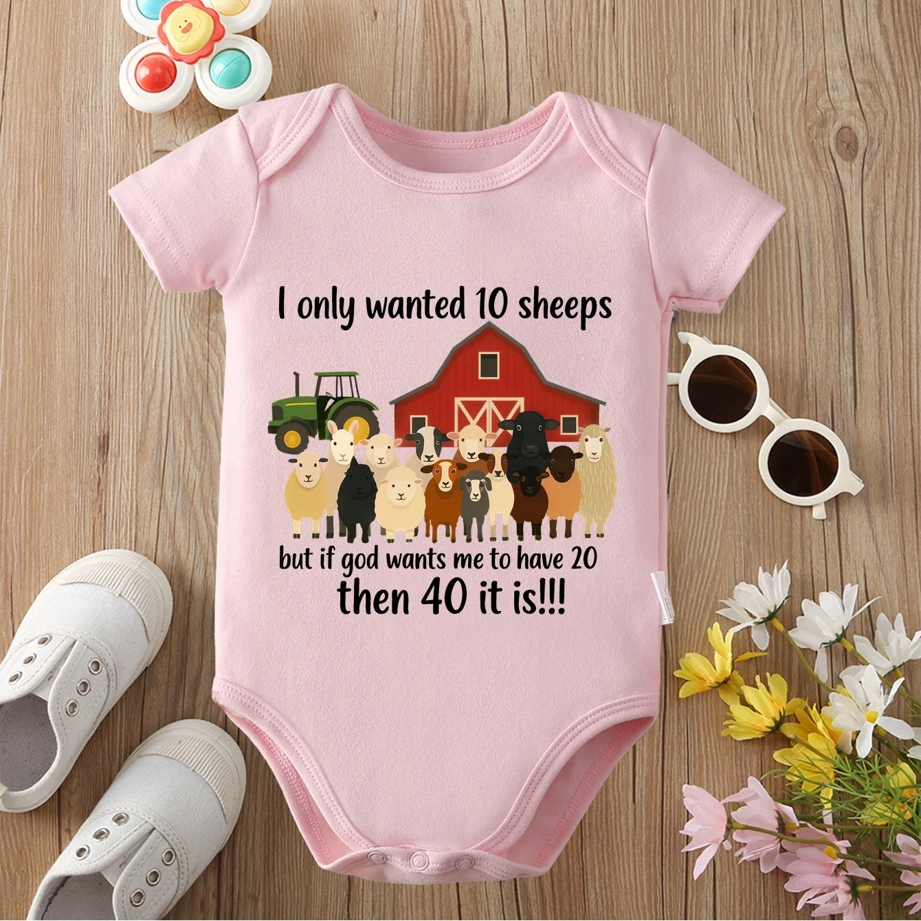 I Love My Family 100% Cotton Bodysuit Soft Baby Cloths Best Gift for Baby Onesie Jumpsuit for 0 To 12 Months Cute Newborn