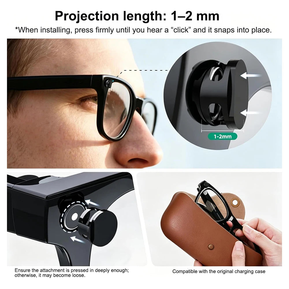 For Meta Smart Glasses Light Blockers, For Ray-Ban Meta Camera LED Cover,100% LED Light Blocking Efficiency, Privacy Accessories