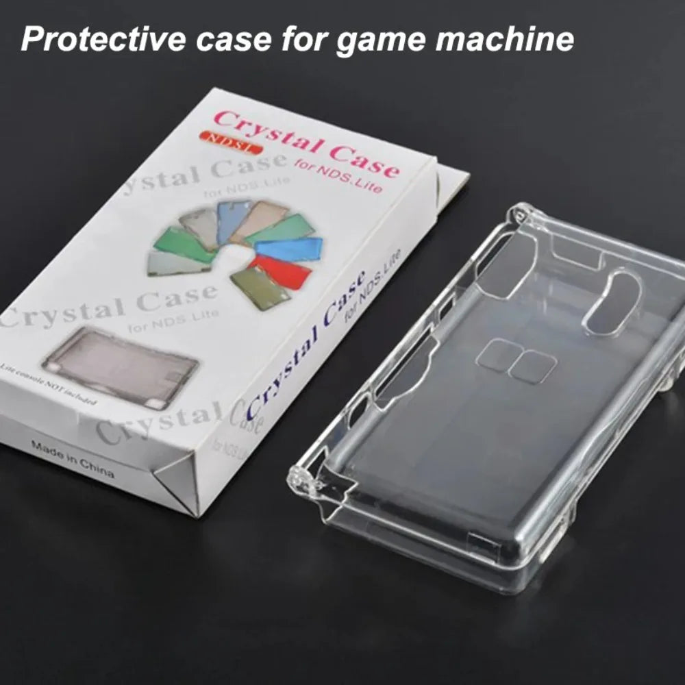Transparent Game Case Cover NDSL Protective Case Replacement Case Screen Lens For NDSL2026