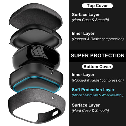Protective Case for Samsung Galaxy Buds FE, Buds2 Pro, Buds2, Buds Live, Buds Pro Case, Hard Case Protection Case with Lanyard