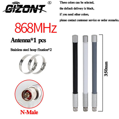 868MHz Fiberglass Antenna Outdoor OMNI Antenna 868 MHz Helium Bobcat Miner  Hotspot Antennas for Meshtastic Lorawan Long Range N