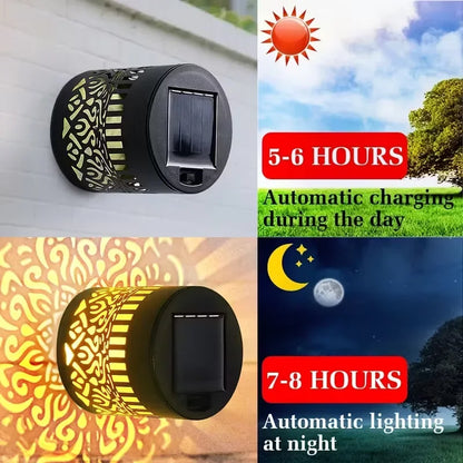 Solar Mandala Sunflower Projector Wall Light Outdoor Garden Decoration Landscape Light for Patio Garden Estate Porch Courtyard