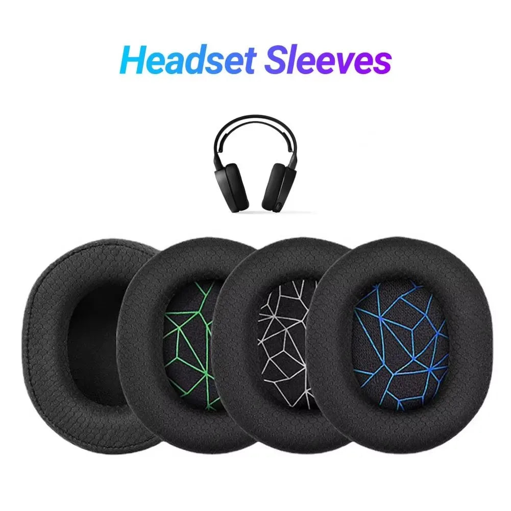 Rain Ear Pads For Steelseries Arctis 1/3/5/7 Headphones Replacement Foam Earmuffs Cushion Headset Covers Sponge Leather Foam