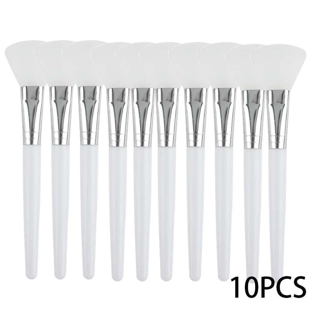 3/4PCS Silicone Face Mask Brush Application Tool Soft Silicone For Facial Mud Clay Mask Reusable Face Mask Spatula Beauty Tools
