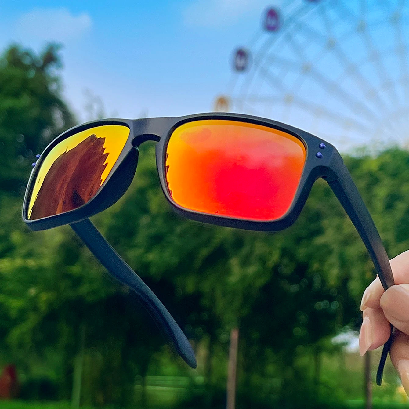 Polarized Sunglasses UV400 Classic Goggles Men And Women Cycling Outdoor Sports Fishing Driving Hiking Colorful Shades
