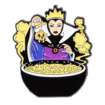 Funny Witch Enamel Pin Cartoon Old Men Brooch For Coat Women's Brooches Fashion Lapel Badges Jewelry Gift for Friends