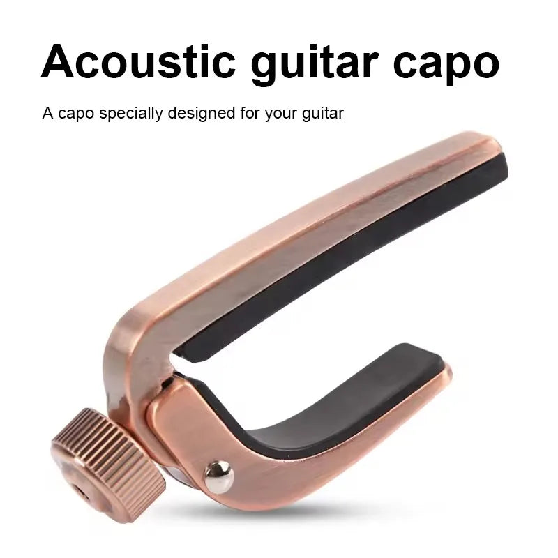 Alice Guitar Capo Adjustable Roller Metal Perfect Quick Change Tune for Electric Acoustic Guitar, Bass, Violin, and Ukulele