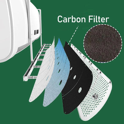 Wall Mounted Air-Conditioning Baffle Adjustables Anti Direct Blowing Windshield Baffles with 8 Leaves Air-Diverter Cover
