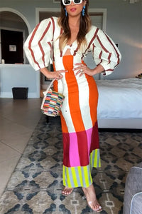Striped print