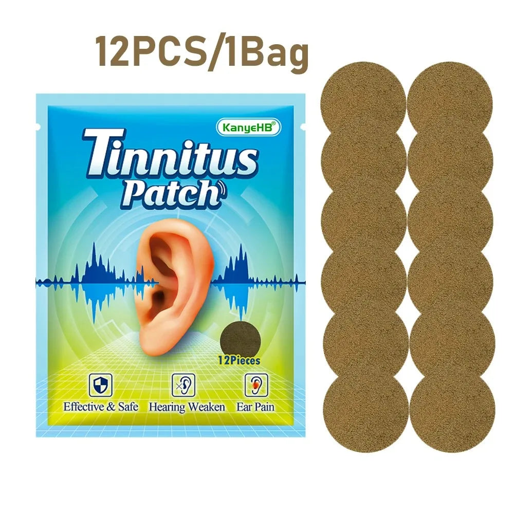 Tinnitus Patch Portable Ear Care Patch Headache Relief Ear Ringing Buzzing Hearing Loss Brain Nerve Ear Ringing Patch