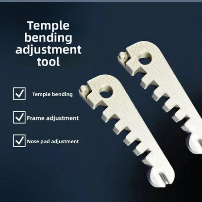 Eyeglass Frame Bending Tool for Leg Adjustment and Crease Repair Straighten Bent Arms with Precision Repair Pliers