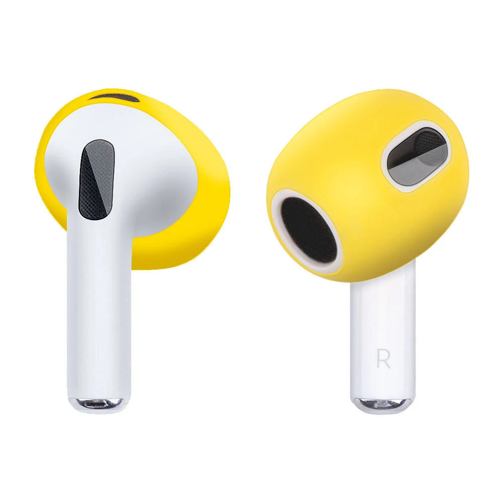 R Silicone Ear Pads For Apple Airpods 3rd Wireless Earphones Protective Case Caps Covers Airpods3 Earpads Eartips 2pcs/Pair