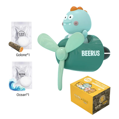 Cool Bear Pilot Car Air Freshener Rotating Propeller Air Outlet Perfume Fragrance Flavoring 자동차 공기 청정기 Accessories 방향제 차량용