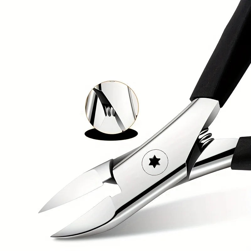 Toenail Clippers Nail Cutters Professional Pedicure Paronychia Tools Manicure Sets Stainless Steel Sharp Curved Blade Big Pliers
