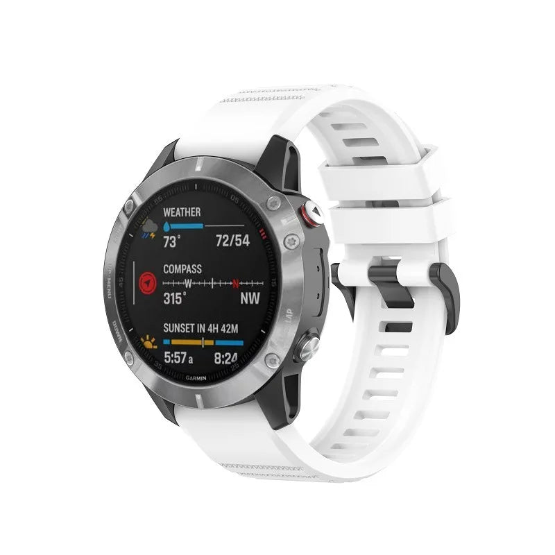 20 22 26mm Silicone Strap for Garmin Fenix 6 6X Pro 6S 7S 7 7X 5S 5 5X Plus 965 Epix Pro Gen2 47 51mm Watchband QuickFit Correa