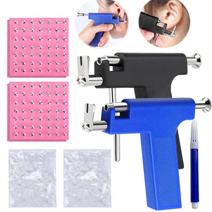 Professional Ear Piercing Gun with 98pcs Stainless Steel Earrings Stud for Home and Salon Use Ear Piercing Kit