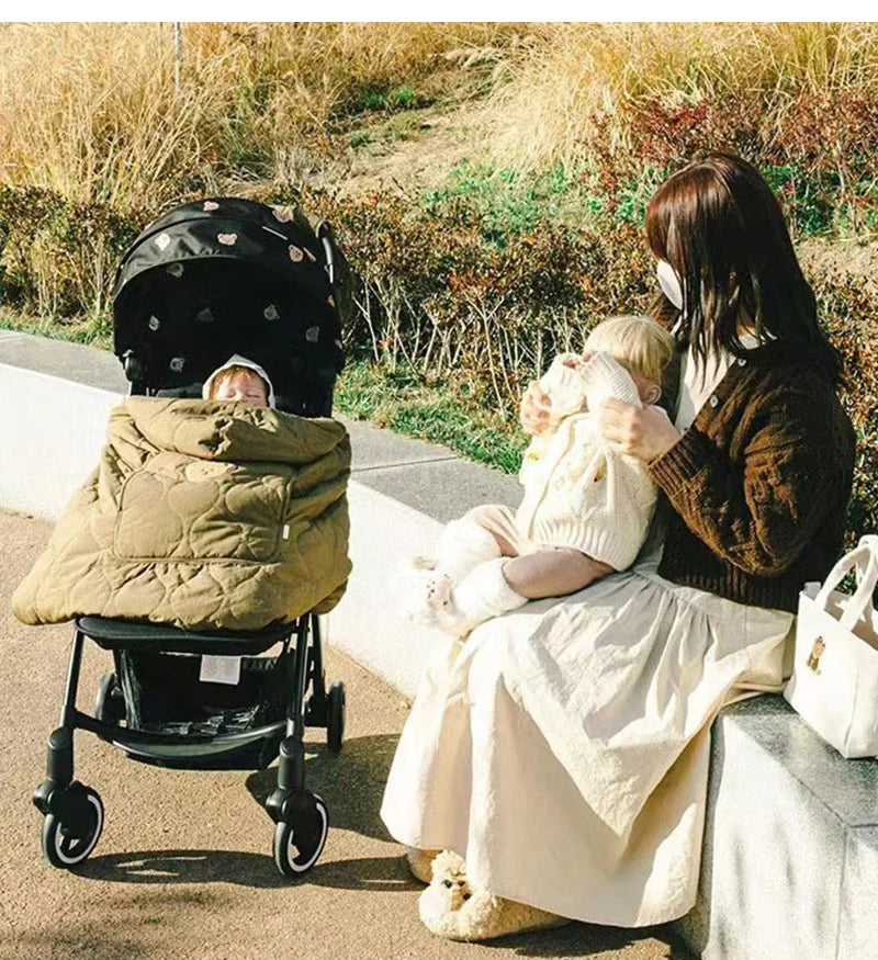 Hooded Blanket for Baby Stroller Newborn Swaddle Wrap Warm Baby Carrier Sling Cover Infant Cloak Cape Sleeping Quilt 80*85cm