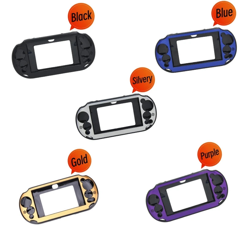 Compatible For PSVITA 2000 Plastic Aluminum Metal Protective Case For PSV2000 Case Cover Shell Protection Dustproof