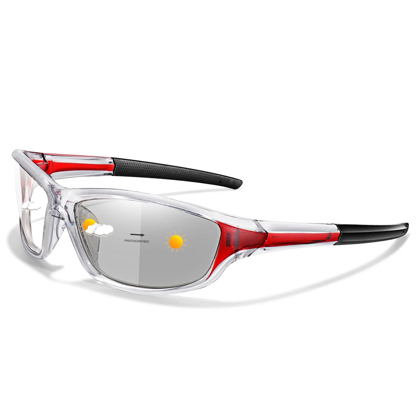 Photochromic Cycling Sunglasses Men Outdoor Sports Tactical Camouflage Goggles Vintage Driving Riding Fishing Windproof