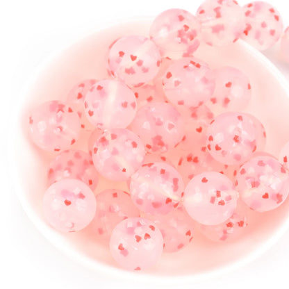 LOFCA 15mm 20pcs/lot Silicone Loose Beads Safe Teether Round Baby Teething Beads DIY Chewable Colorful Teething For Infant