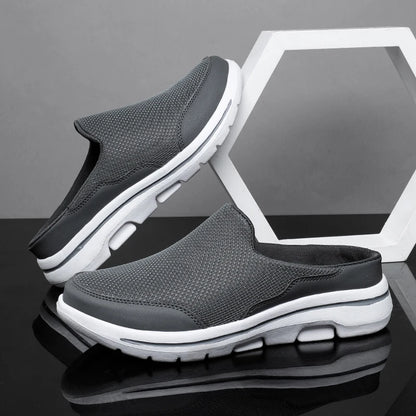 2024 Men Slippers Summer Breathable Home Indoor Slippers Men Thick Bottom Slides Fashion Couple Walking Shoes Chanclas Hombre