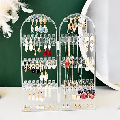 Earring Screen Jewelry Rack Display Rack Creative Screen Jewelry Rack Jewelry and Earrings Display and Storage Rack Top