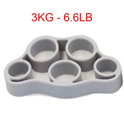 1/2/3/4/8pcs Hand Gripper Silicone Finger Expander Exercise Hand Grip Wrist Strength Trainer Finger Exerciser Resistance Bands