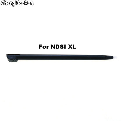 1PC Black Metal Telescopic Stylus Plastic Stylus Touch Screen Pen for 2DS 3DS New 2DS LL XL New 3DS XL For NDSL NDSi NDS