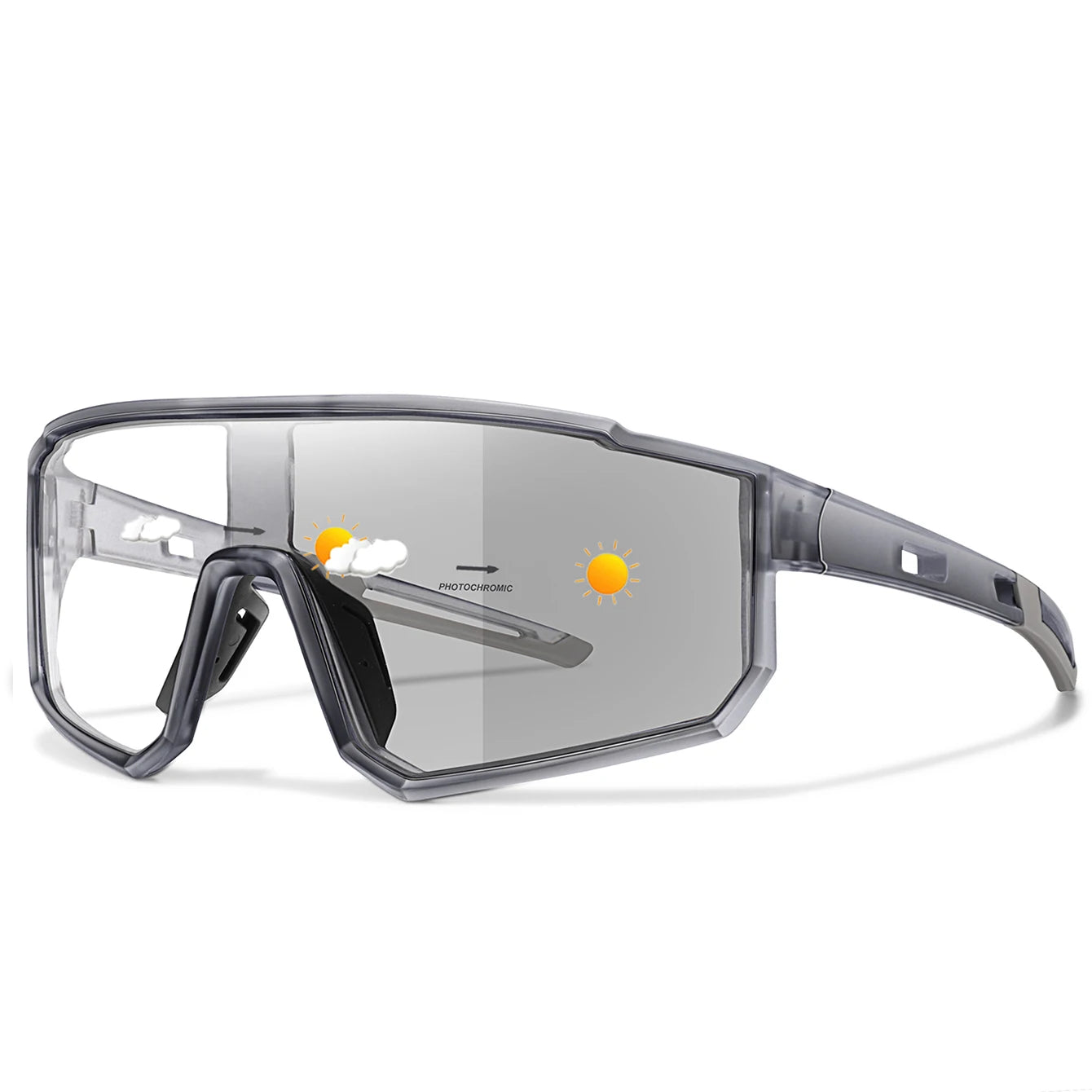 Fashion Brand Men Women Bicycle Photochromic Eyewear MTB Bike Fishing Running Cycling Sports Sunlasses Comfortable Goggles
