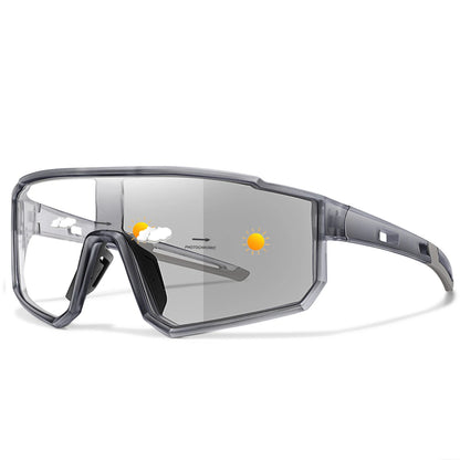 Fashion Brand Men Women Bicycle Photochromic Eyewear MTB Bike Fishing Running Cycling Sports Sunlasses Comfortable Goggles
