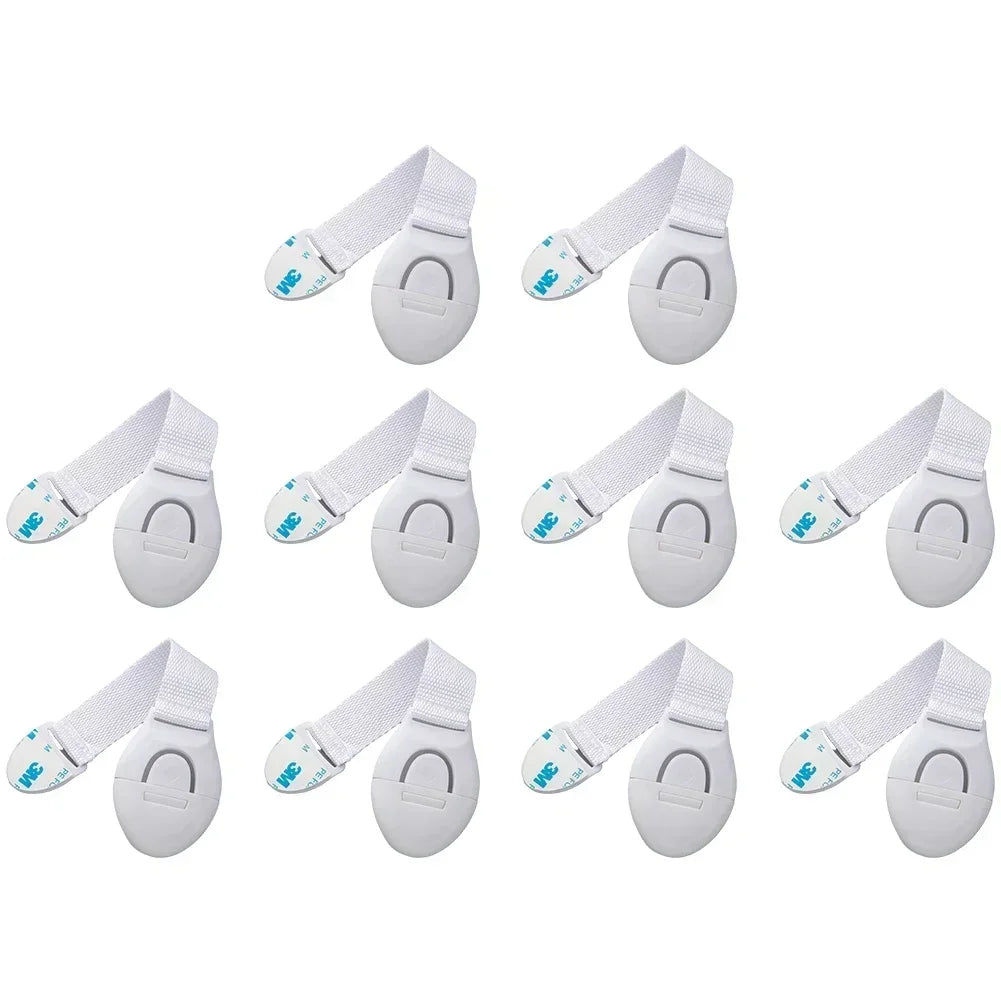 Child Safety Cabinet Lock Kids Security Protection Drawer Door Cabinet Lock Plastic Protection Baby Safety Door Lock