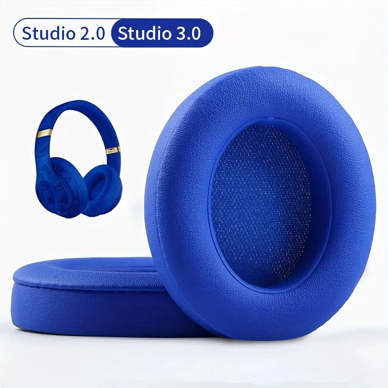 For Beats Studio 2 Studio 3 Replacement Earpads Protein Leather and Memory Foam Headphone Ear Covers Ear Pad Cushion Replacement