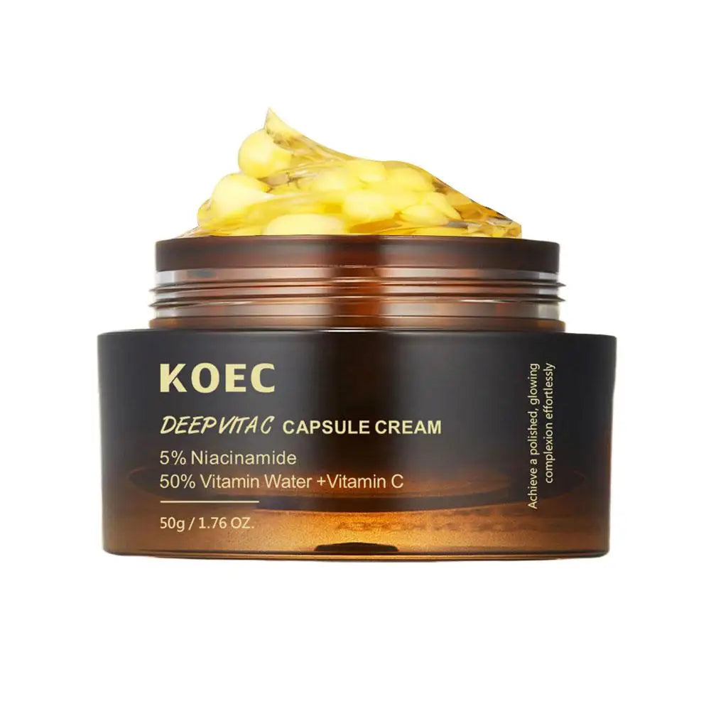 PDRN Pink Collagen Capsule Cream 5% Niachinamide VC Whitening Hydrolyzed Collagen Face Cream Moisturizing Firming Skin Care