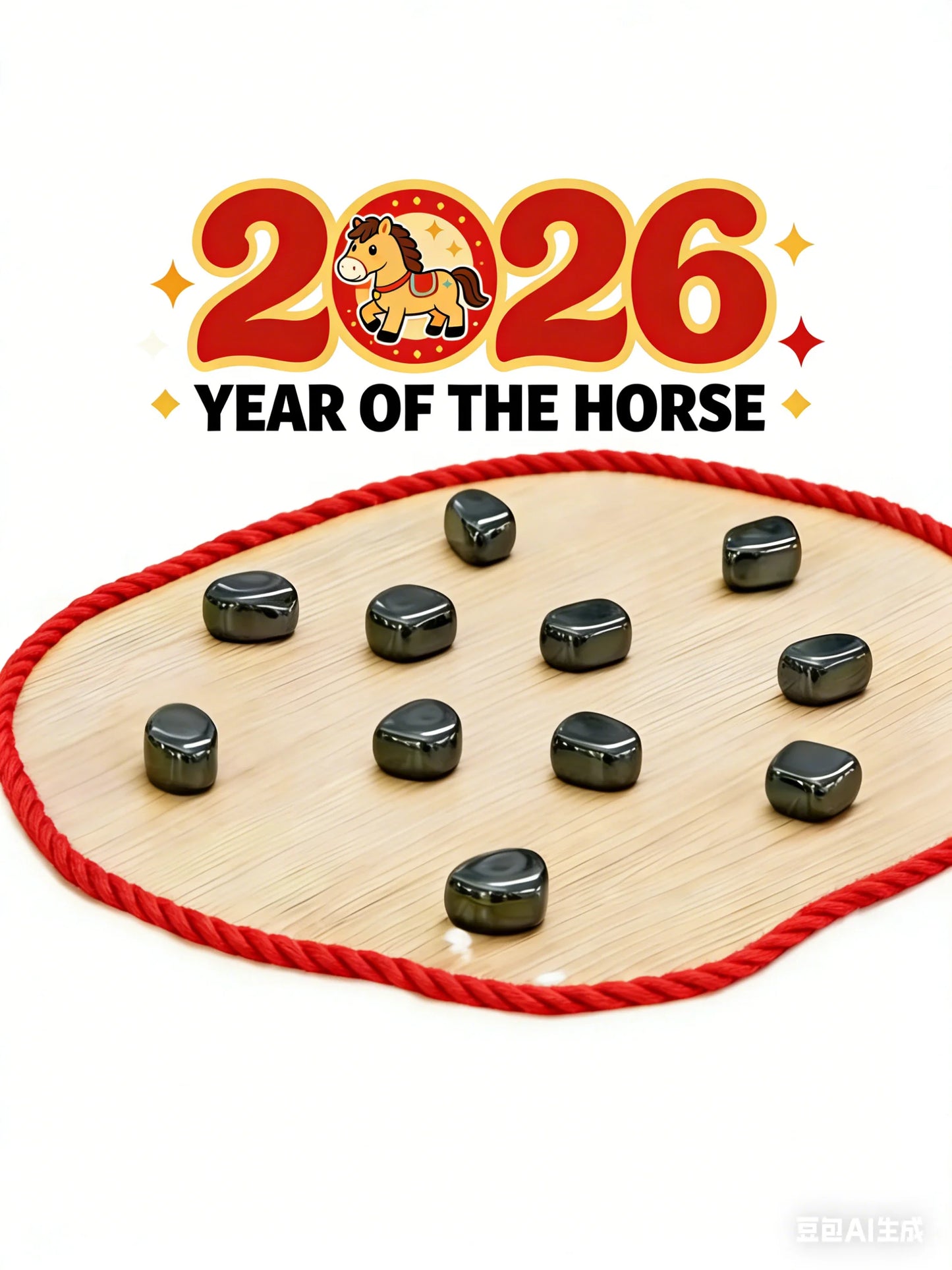 2026 New Year Limited Edition Red Rope Family Magnetic Board Game, Multiplayer Party Game, Family Gathering Gift