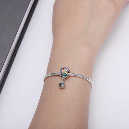 Charms plata de ley Disney Stitch Mickey and Minnie Pendant Beads Fits 3mm Bracelet Necklace For Women Luxury DIY Fine Jewelry