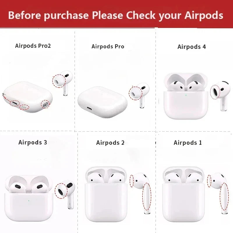 Luxury Leather Cover For AirPods 4 3 2 1 Business Earphones Cover For Apple AirPods Pro 1 2 Headset Shell With Hook Accessories