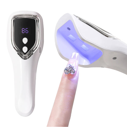 LINMANDA Handheld UV LED Nail Lamp USB Rechargeable Mini Manicure Lamp Nail Dryer With 5 Lamp Beads Quick Drying Gel Nail Polish