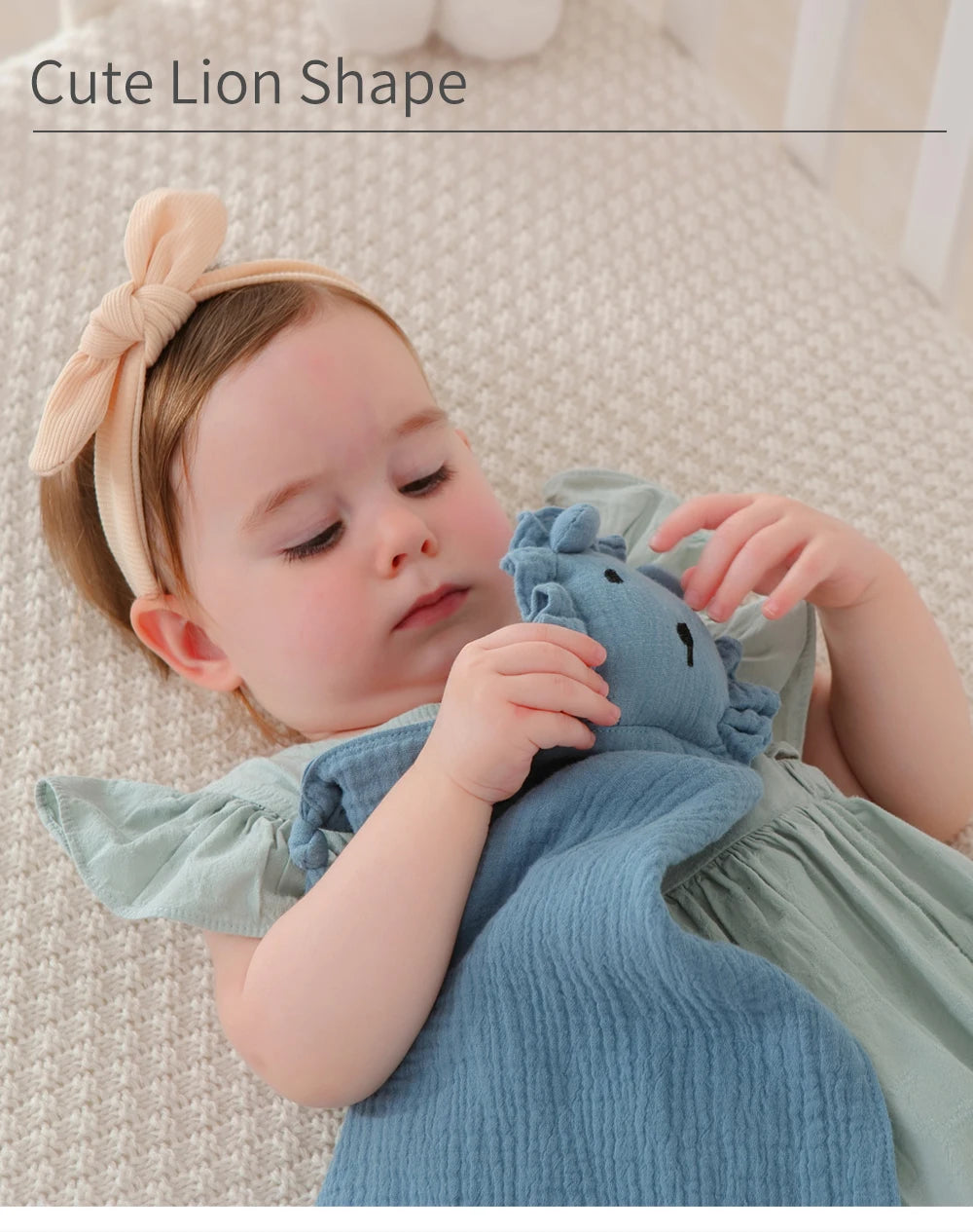 Muslin Baby Comfort Towel Cotton Comforter Blanket Soft Newborn Sleeping Dolls Kids Fashion Sleep Toy Soothe Appease Towel Bibs
