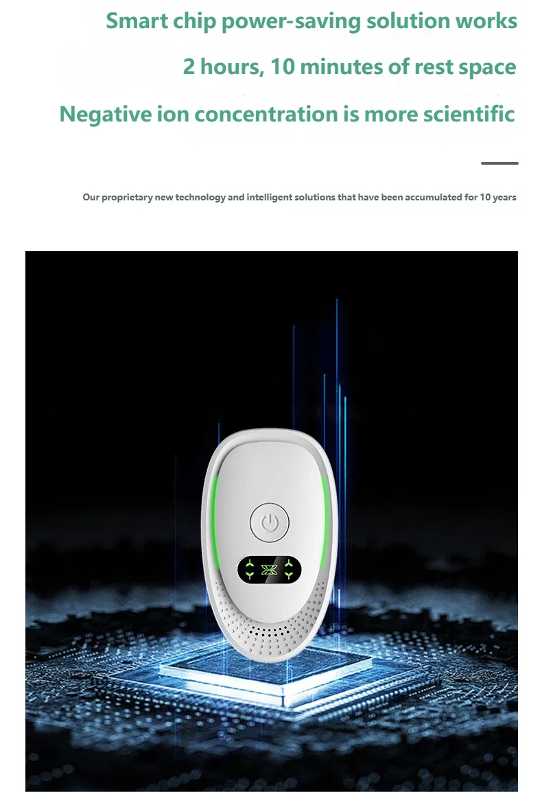 HOMEFISH 2026 New Negative Ion Air Purifier Pet Deodorizer Odor Deodorizer Intelligent Negative Ion