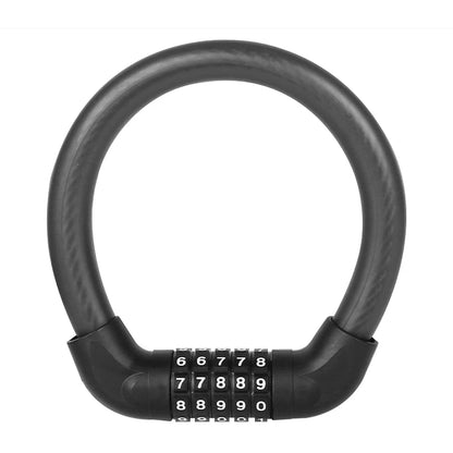 5-Digit Combination Bike Lock - Heavy-Duty Universal Bicycle Lock for Mountain Bike/Scooter/&Motorcycles - Anti-Theft Protection