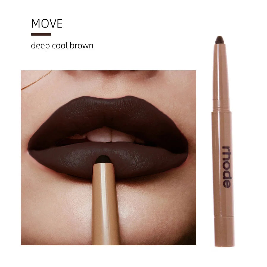Rhode Skin Peptide Lip Shape Pen Lip Liner Long Lasting Lip Tint Pencil Pen Makeup Lipstick Powder Blusher Gloss Makeup Lipliner