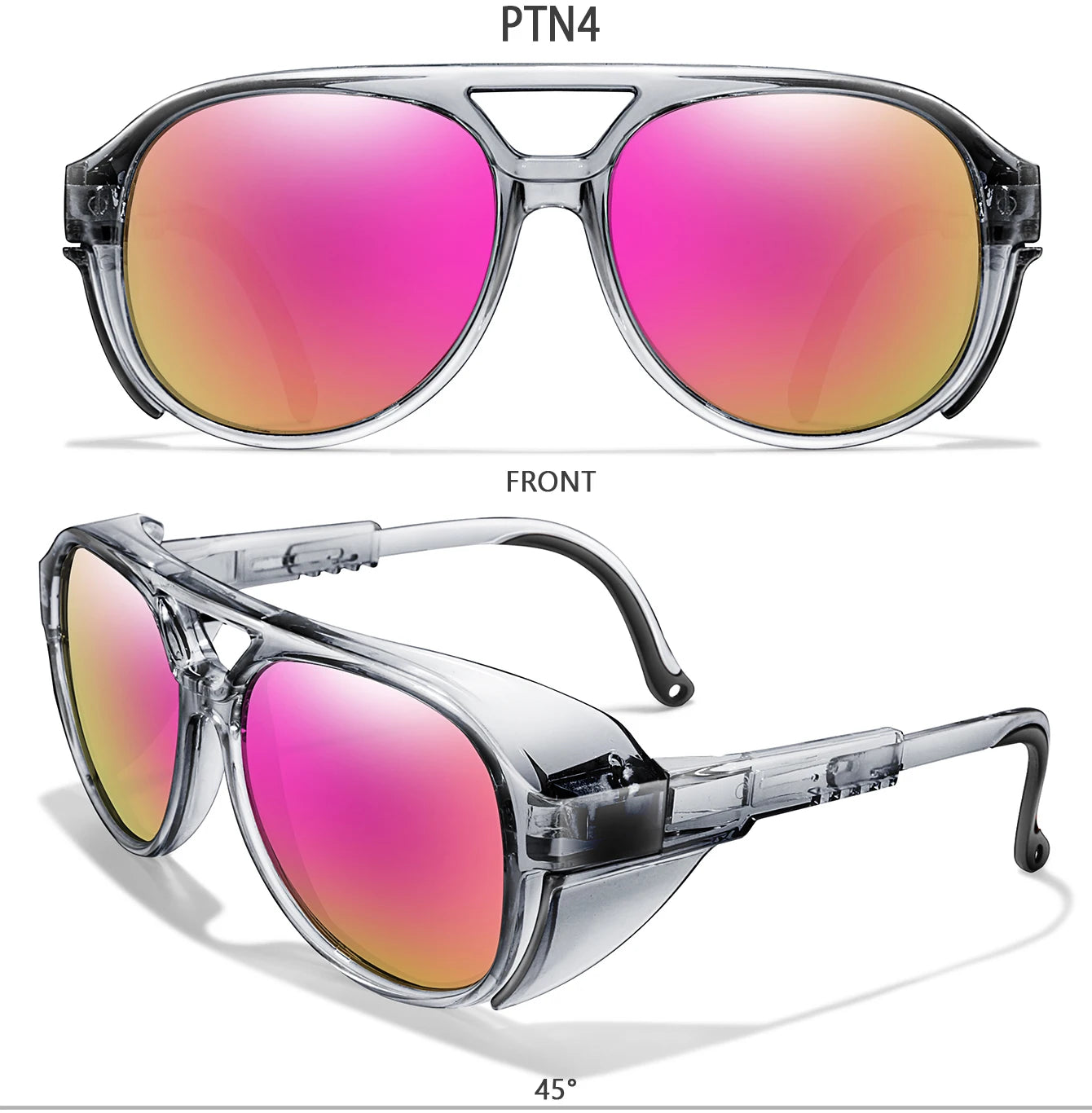 Unisex MTB Cycling Sunglasses UV400 Punk Style Windproof Goggles Outdoor Sports Road Bike Camping Eyewear for Men And Women
